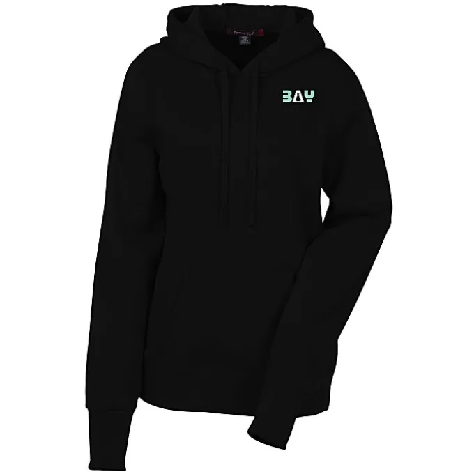 Pullover Fleece Hoodie - Ladies' - Embroidered