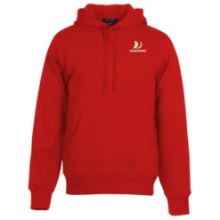 Pullover Fleece Hoodie - Men's - Embroidered