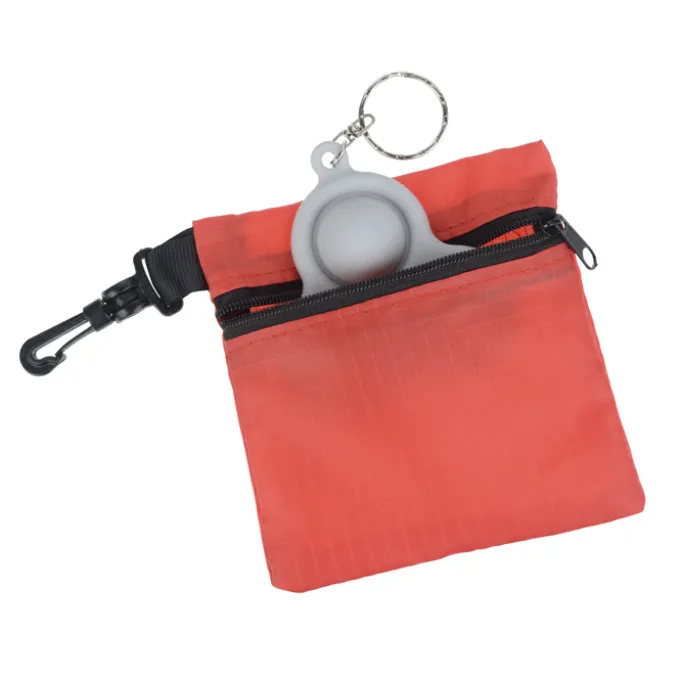 Push Pop Fidget Keychain with Pouch