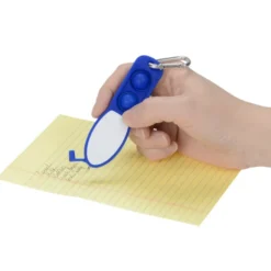 Push Pop Fidget Pen with Carabiner