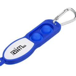 Push Pop Fidget Pen with Carabiner