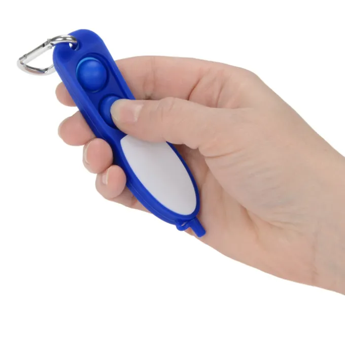 Push Pop Fidget Pen with Carabiner