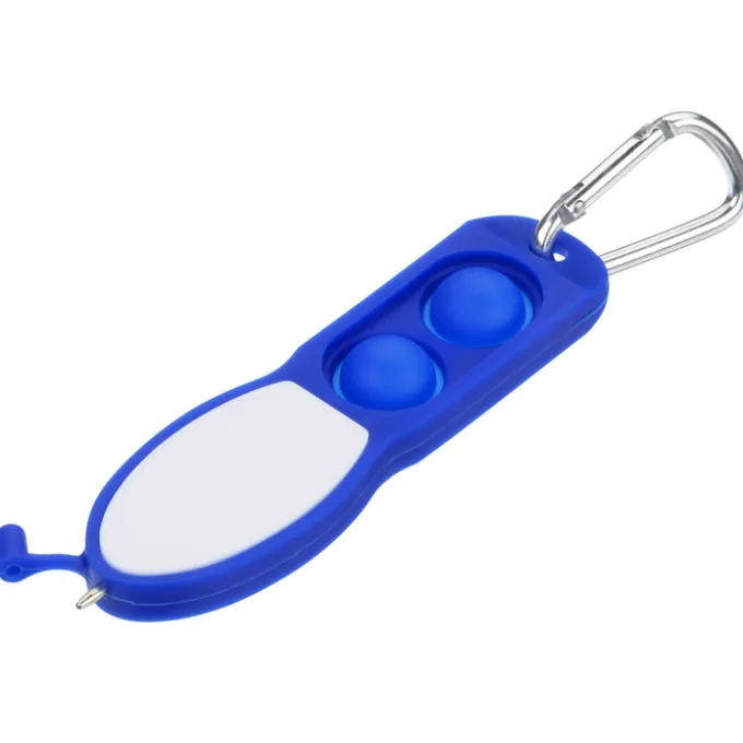 Push Pop Fidget Pen with Carabiner