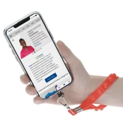 Push Pop Fidget Phone Holder Wristlet
