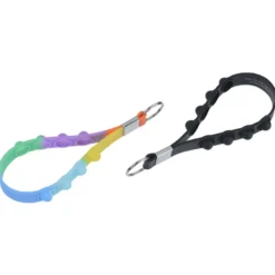 Push Pop Fidget Wrist Strap Keychain