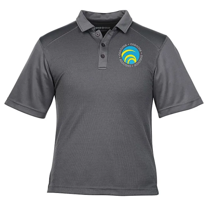 Quad Textured Performance Polo - Men's