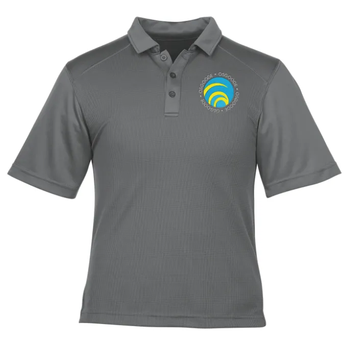 Quad Textured Performance Polo - Men's