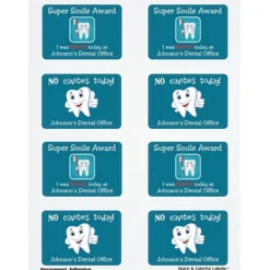 Quick & Colorful Perforated Sheeted Label - Rect 2 inches x 3 inches
