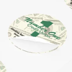 Quick & Colorful Perforated Sheeted Label - Circle 2-1/2 inches