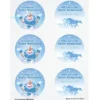 Quick & Colorful Perforated Sheeted Label - Circle 3 inches