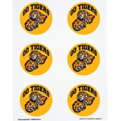Quick & Colorful Sheeted Label - Circle 2-3/4 inches