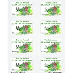 Quick & Colorful Sheeted Label - Rect 2 inches x 3 inches