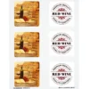 Quick & Colorful Sheeted Label - Square 2-3/4 inches x 2-3/4 inches
