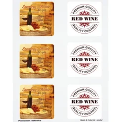 Quick & Colorful Sheeted Label - Square 2-3/4 inches x 2-3/4 inches
