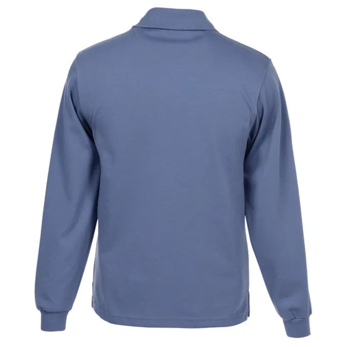 Quick Dry Long Sleeve Pique Polo