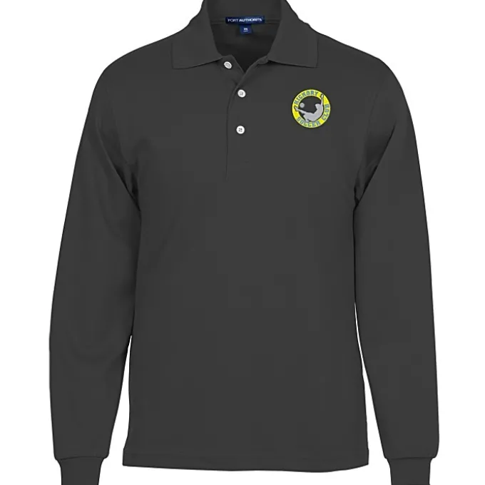 Quick Dry Long Sleeve Pique Polo