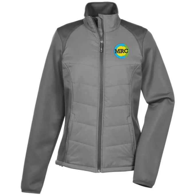 Quilted Hybrid Soft Shell Jacket - Ladies' - 24 hr