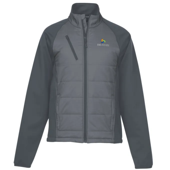 Quilted Hybrid Soft Shell Jacket - Men's - 24 hr