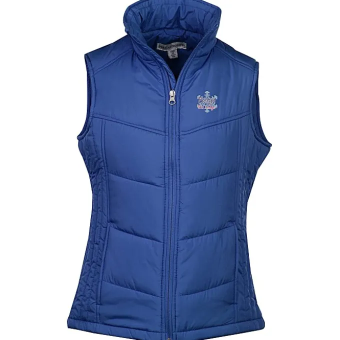 Quilted Puffy Vest - Ladies' - 24 hr