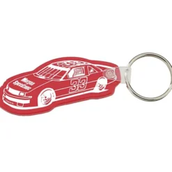 Race Car Soft Keychain - Translucent