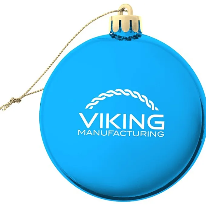 Radiant Round Flat Ornament