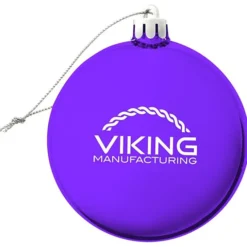 Radiant Round Flat Ornament