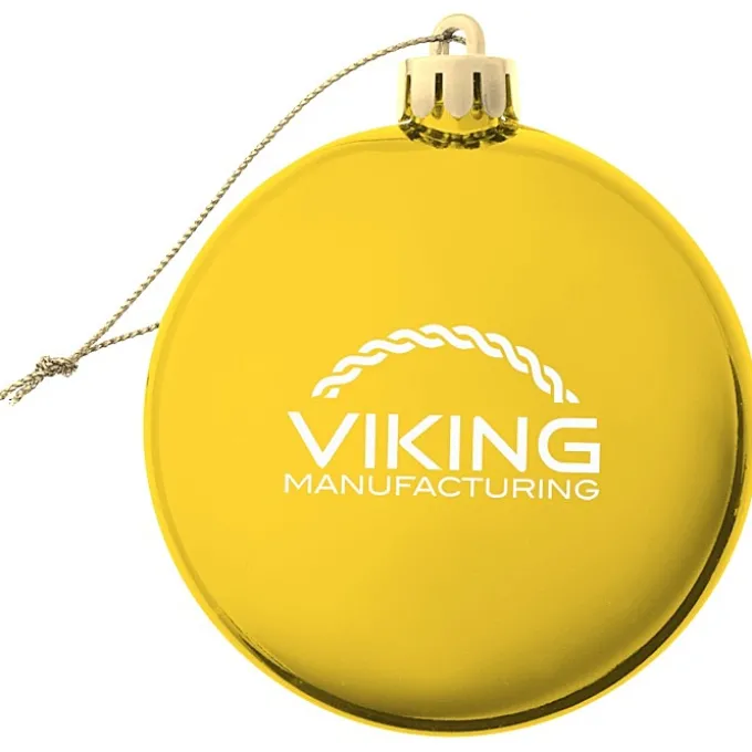 Radiant Round Flat Ornament