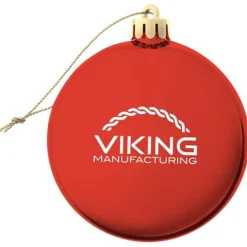 Radiant Round Flat Ornament