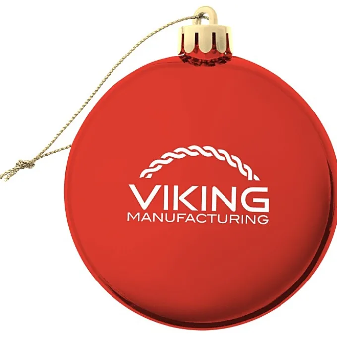 Radiant Round Flat Ornament