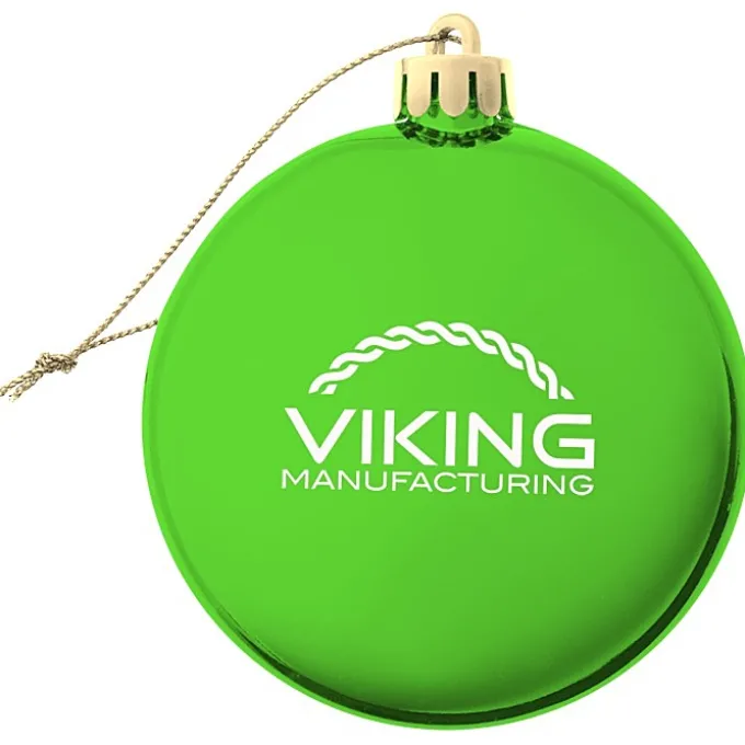 Radiant Round Flat Ornament