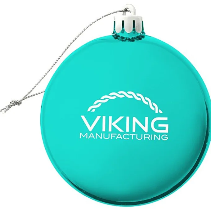 Radiant Round Flat Ornament