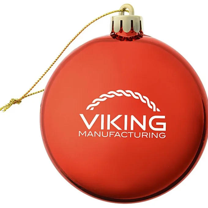 Radiant Round Flat Ornament