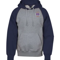 Raglan Colorblock Sport Hoodie - Embroidered