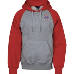 Raglan Colorblock Sport Hoodie - Embroidered