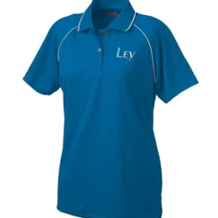 Raglan Sleeve Polo with Piping - Ladies'