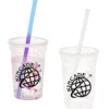 Rainbow Confetti Mood Cup with Straw - 16 oz