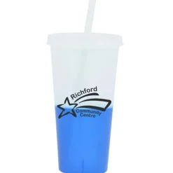 Rave Mood Tumbler with Lid and Straw - 26 oz