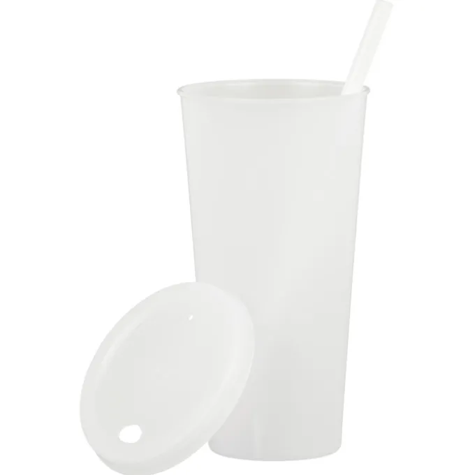 Rave Nite Glow Tumbler with Lid and Straw- 26 oz