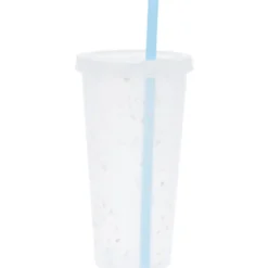 Rave Rainbow Confetti Mood Tumbler with Lid and Straw - 26 oz