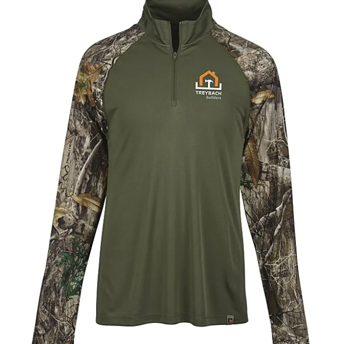 Realtree Colorblock Performance 1/4-Zip
