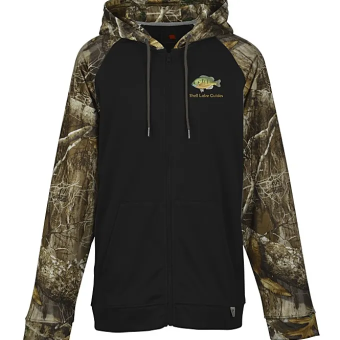 Realtree Performance Colorblock Full-Zip Hoodie