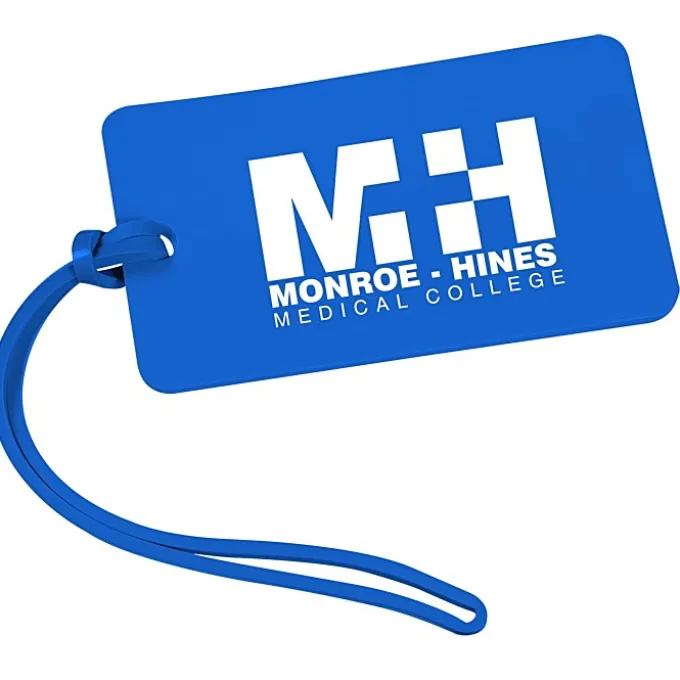Rectangle Luggage Tag - 2 inches x 3 1/2 inches - Opaque