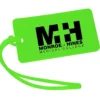 Rectangle Luggage Tag - 2 inches x 3 1/2 inches - Translucent