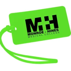 Rectangle Luggage Tag - 2 inches x 3 1/2 inches - Translucent
