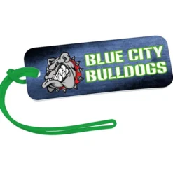 Rectangle Luggage Tag - 1 1/2 inches x 4 inches - Opaque - Full Color