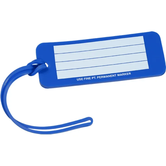 Rectangle Luggage Tag - 1 1/2 inches x 4 inches - Opaque