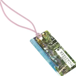 Rectangle POLYspectrum Bag Tag - 2 inches x 4 inches - Translucent