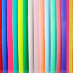 Rectangle POLYspectrum Bag Tag - 2 inches x 4 inches - Translucent