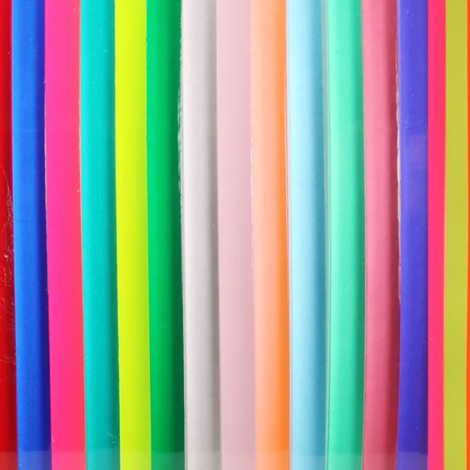 Rectangle POLYspectrum Bag Tag - 2 inches x 4 inches - Translucent