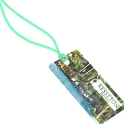 Rectangle POLYspectrum Bag Tag - 2 inches x 4 inches - Translucent